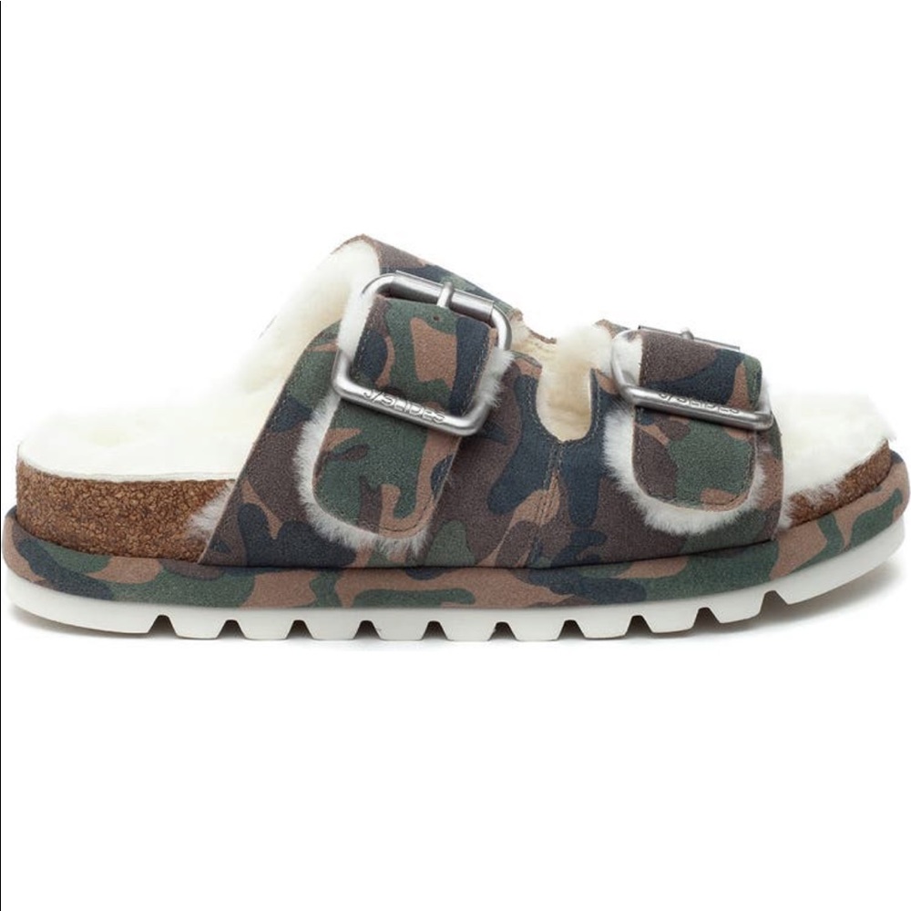 Lynx genuine Shirling a double buckle sandal